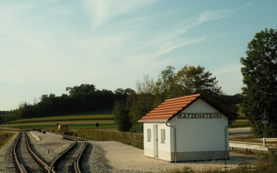 Ein Bahnhof in Deutschland